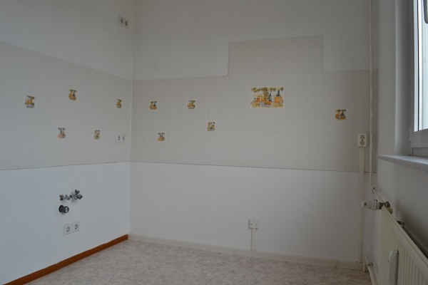 Muster-Küche mit Fenster